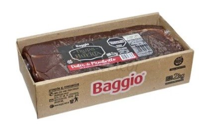Dulce de Membrillo Baggio x 2 k.Caja Sin Gluten